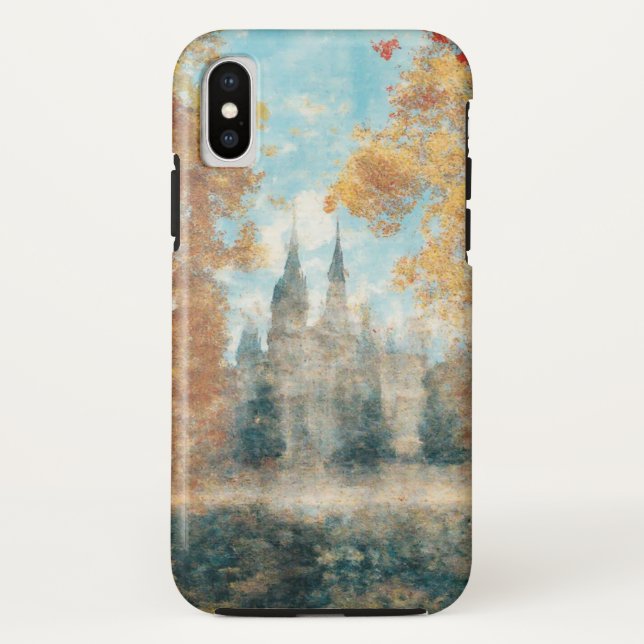 Coque mobile du château d'automne enchanté (Dos)