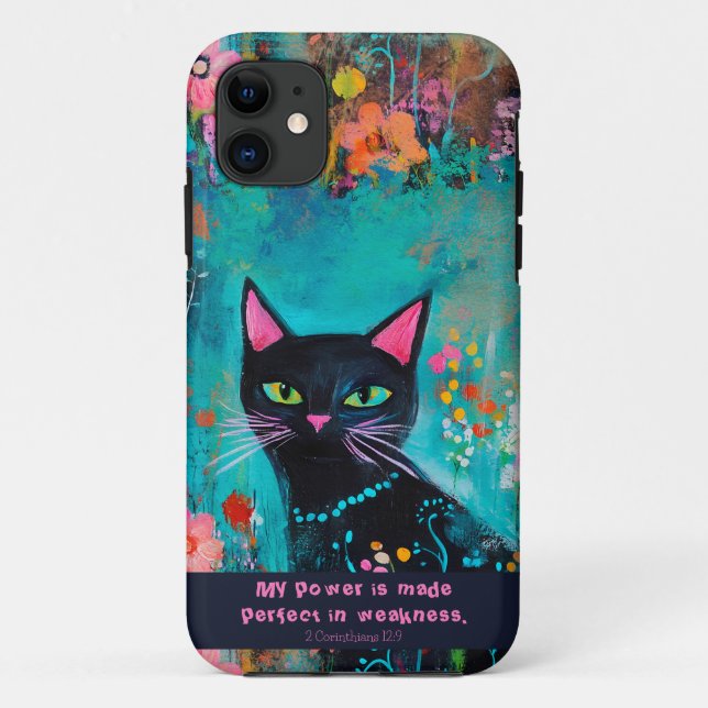 Coque mobile modifiable avec verset biblique (Dos)