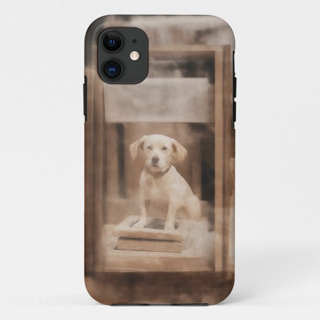 Coque mobile vintage Lover Dog (Dos)