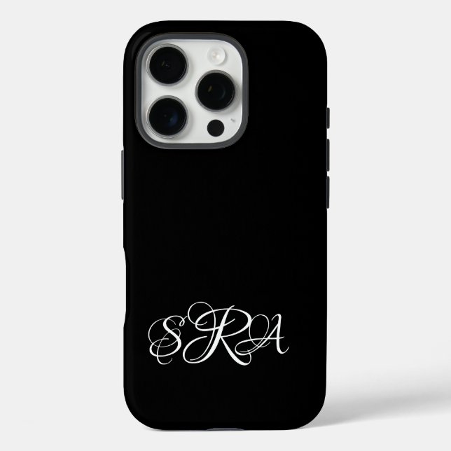 Coque Monogrammed iPhone 16 Pro (Verso)