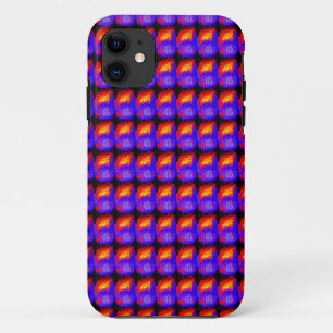 coque motif abstrait