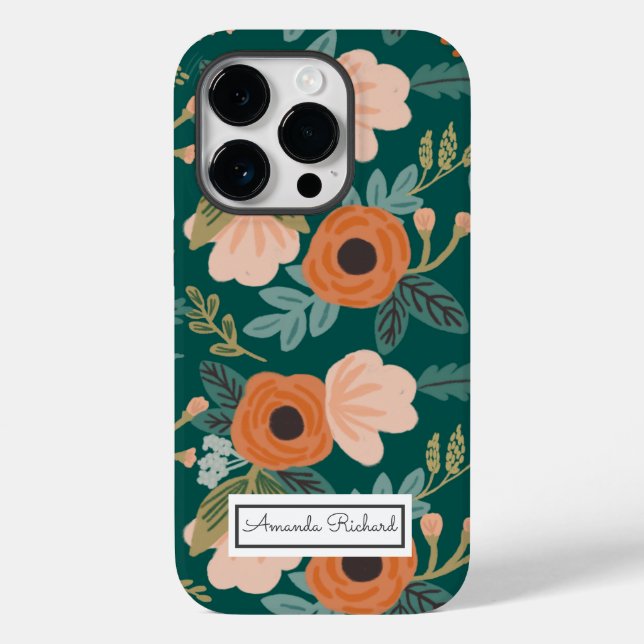Coque motif Fleur-Mate coque iphone (Verso)