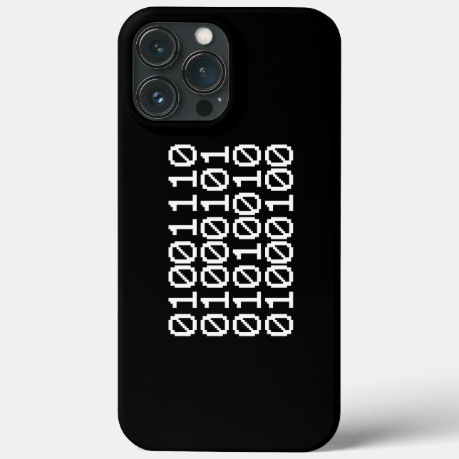 COQUE NERD BINARY-coque iphone Mate (Verso)