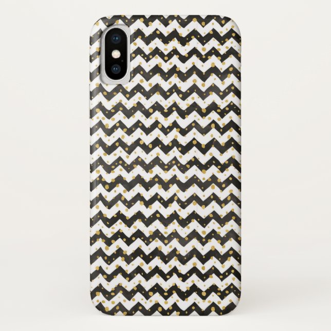 Coque noir blanc-mat à peine il y a iPhone X Coque (Dos)
