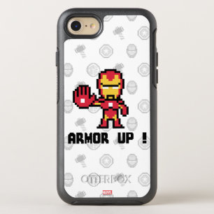 Coque Otterbox Symmetry Pour iPhone 7 8Bit Iron Man - Armurez-vous !