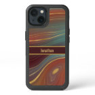 Agate Strata Look - Rouille Bourgogne et Aqua Dust