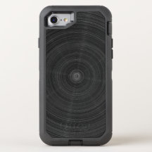 Bac en acier Cercle Noir Matte