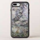 Balayage blanc en marbre gris