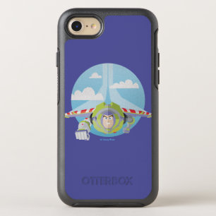 Coque Otterbox Symmetry Pour iPhone 7 Buzz Flying Lightyear désespéré Retro Graphic