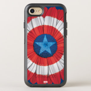 Coque Otterbox Symmetry Pour iPhone 7 Captain America Shield Fleur marguerite