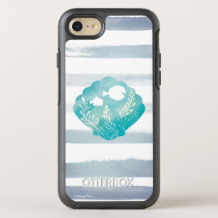 Coque OtterBox Symmetry iPhone 8/7 Dory & Nemo   Graphique Shell aquarelle