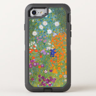 Coque OtterBox Defender iPhone 8/7 Gustav Klimt Fleur Jardin Cottage Nature