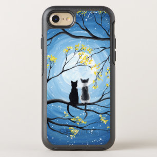 Coque Otterbox Symmetry Pour iPhone 7 Lune lunaire avec chats