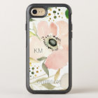 Monogramme | La joie du blanc | Aquarelle florale