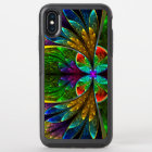 Motif Abstrait en verre à taches florales