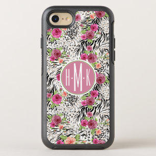 Coque Otterbox Symmetry Pour iPhone 7 Motif avec Poster de animal   Monogramme