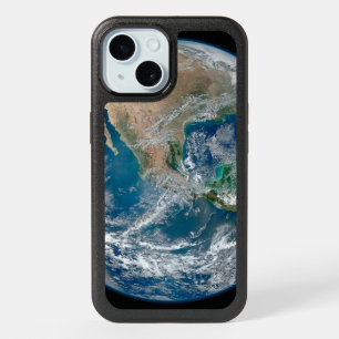 Coque iPhone 15 Terre Pleine Montrant L'Amérique Du Nord Et Le Mex