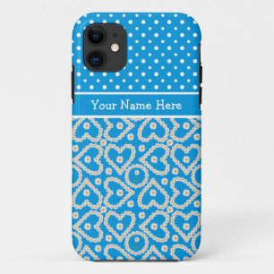 Coque personnalisé iPhone 5/5s : Polkas, Daisies, 