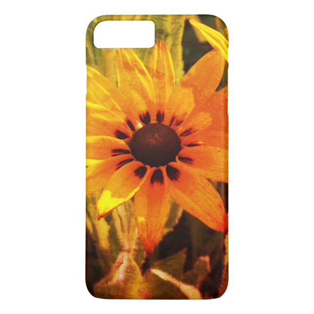 Coque photo Fleur Jaune (Dos)