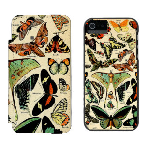 Coque-portefeuille iPhone 5 Incipio Watson™ Adolphe Millot Papillons Incipio Portefeuille iPho