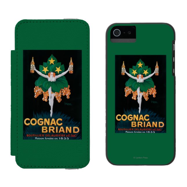 Coque Portefeuille Incipio Pour iPhone Affiche promotionnelle de Briand de cognac (Côté par côté)