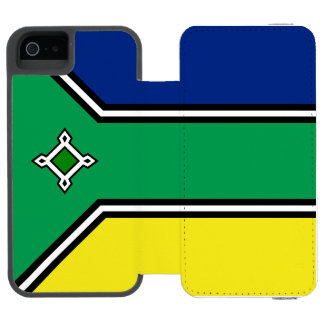 Coque-portefeuille iPhone 5 Incipio Watson™ Amapa state