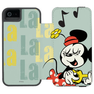Coque-portefeuille iPhone 5 Incipio Watson™ Aucun service   Chanter Minnie