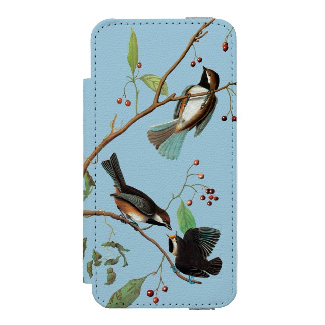 Coque Portefeuille Incipio Pour iPhone Audubon : Chickadee (Folio Devant)