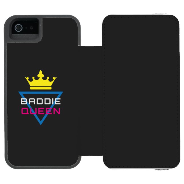 Coque Portefeuille Incipio Pour iPhone Baddie Queen Crown Y2K (Folio Ouvert)