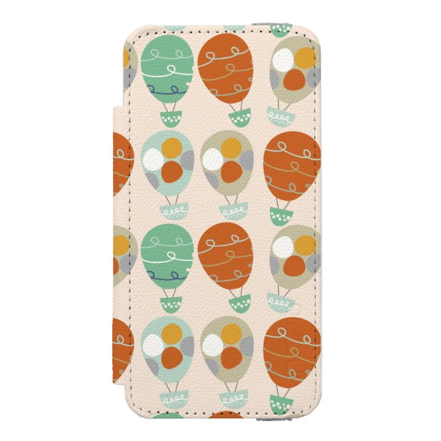 Coque Portefeuille Incipio Pour iPhone Ballons Whimsical à air chaud (Folio Devant)