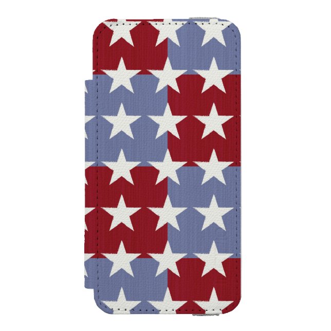 Coque Portefeuille Incipio Pour iPhone Bannière étoilée (Folio Devant)