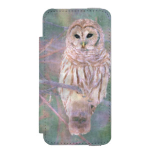 Coque-portefeuille iPhone 5 Incipio Watson™ Barred Owl Pastel Peinture numérique d'huile