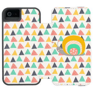 Coque-portefeuille iPhone 5 Incipio Watson™ Bon escargot sur les triangles