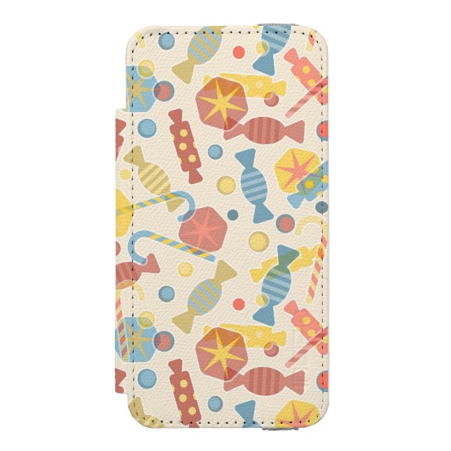 Coque Portefeuille Incipio Pour iPhone Bonbons et motif de sucrerie (Folio Devant)