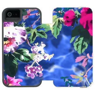 Coque-portefeuille iPhone 5 Incipio Watson™ Bouquets avec roses