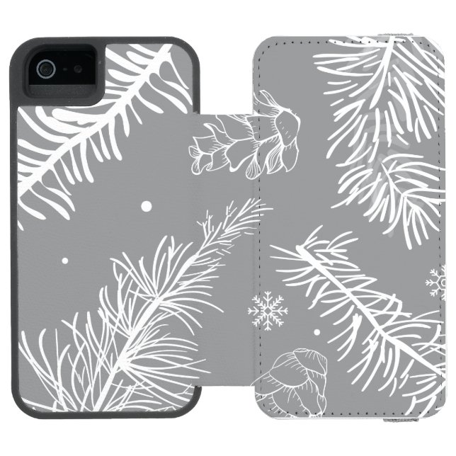 Coque Portefeuille Incipio Pour iPhone Branches et pin 4 (Folio Ouvert)