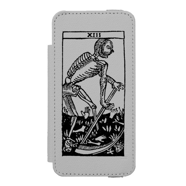 Coque Portefeuille Incipio Pour iPhone Carte de tarot : La mort (Folio Devant)
