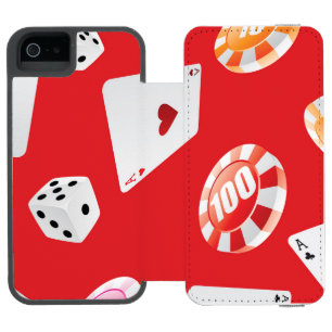 Coque-portefeuille iPhone 5 Incipio Watson™ Casino, Jeux accessoires motif 5