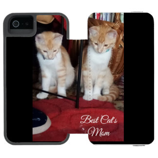 Coque-portefeuille iPhone 5 Incipio Watson™ Cats , Photo Text, Cat Mom , iPhone 6 Wallet Case
