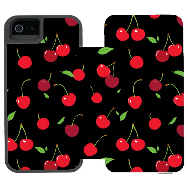 Coque Portefeuille Incipio Pour iPhone Cerise 2 (Folio Ouvert)