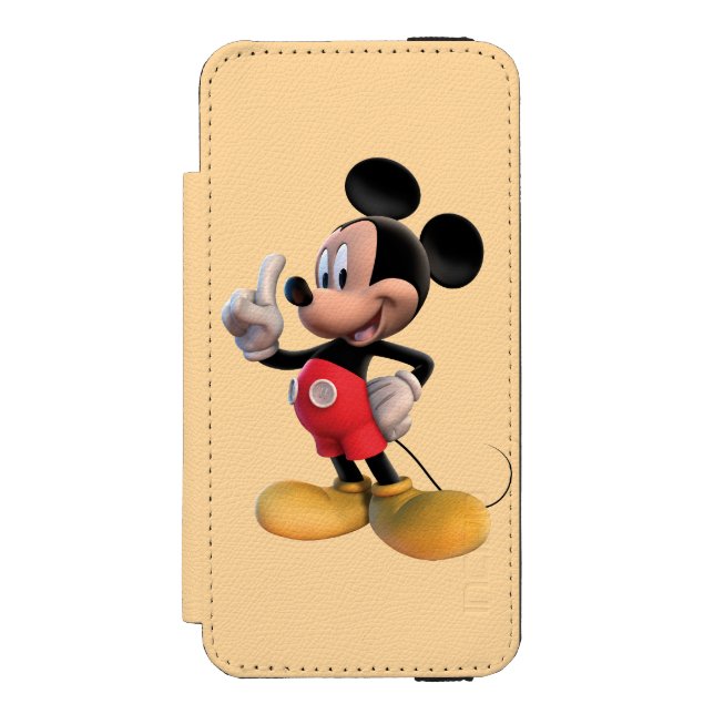 Coque Portefeuille Incipio Pour iPhone Clubhouse Mickey Mouse | Pointing (Folio Devant)