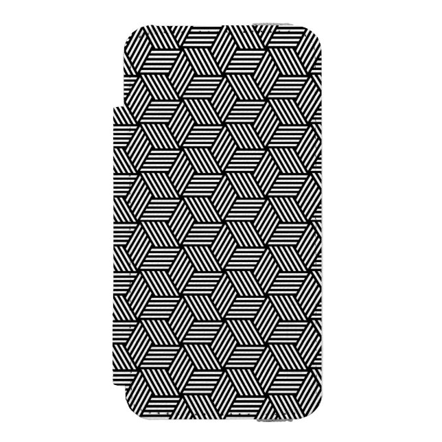Coque Portefeuille Incipio Pour iPhone Conception géométrique d'art de motif (Folio Devant)