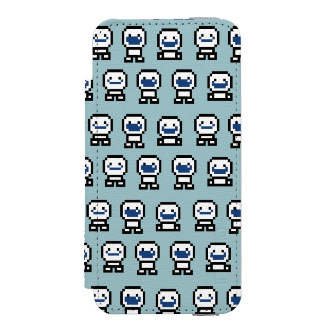 Coque Portefeuille Incipio Pour iPhone congelé| Snowgies 8 bits (Folio Devant)