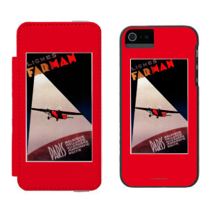 Coque-portefeuille iPhone 5 Incipio Watson™ Courrier de promo de monoplan de Farman 300 de