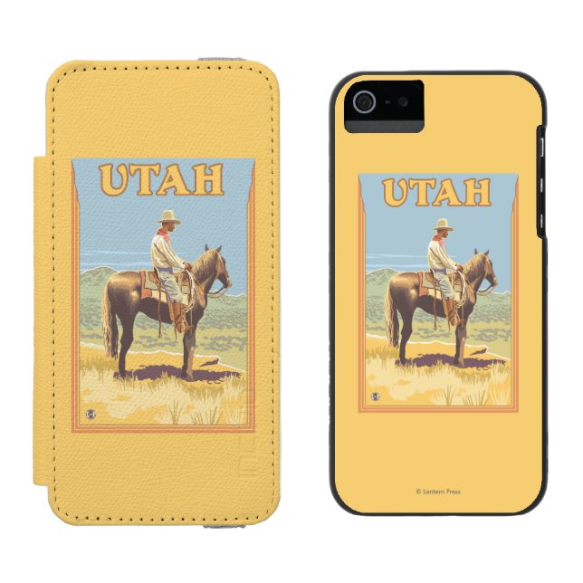 Coque Portefeuille Incipio Pour iPhone Cowboy (vue de côté) Utah (Côté par côté)