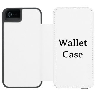 Coque-portefeuille iPhone 5 Incipio Watson™ Créez Votre Propre Étui de Carte Bancaire Simple d