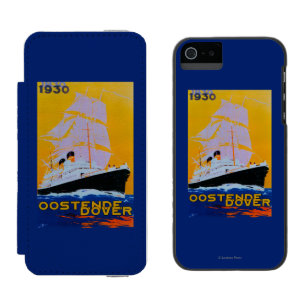Coque-portefeuille iPhone 5 Incipio Watson™ Cru PosterEurope d'Oostende Douvres