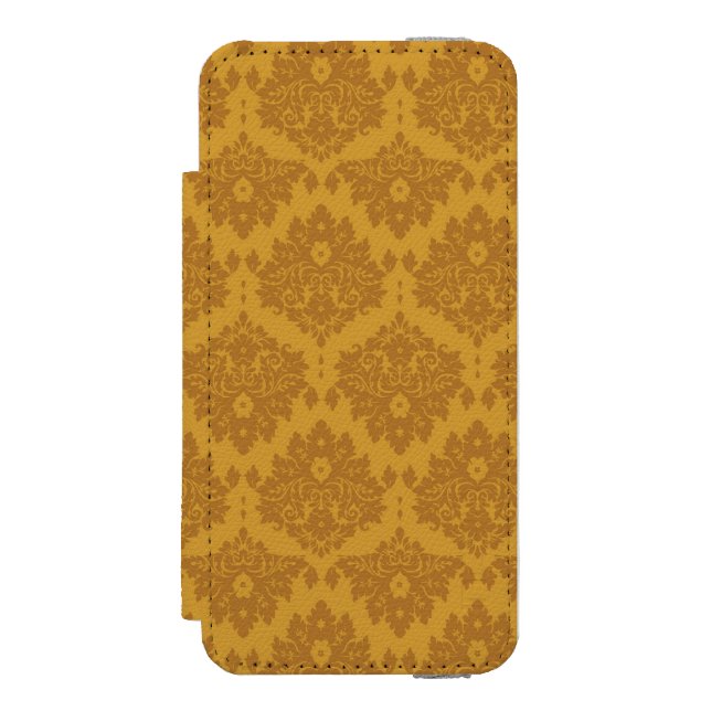 Coque Portefeuille Incipio Pour iPhone Damassé d'or de luxe (Folio Devant)
