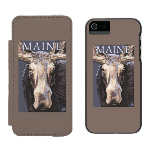 Coque-portefeuille iPhone 5 Incipio Watson™ De MaineMoose fin