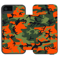 Déguisement camouflage orange et vert, Militaire, 